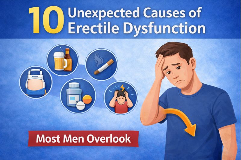 10 Unexpected Causes of Erectile Dysfunction Most Men Overlook