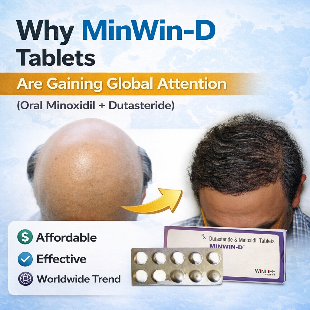 Why MinWin-D Tablets Are Gaining Global Attention (Oral Minoxidil + Dutasteride)