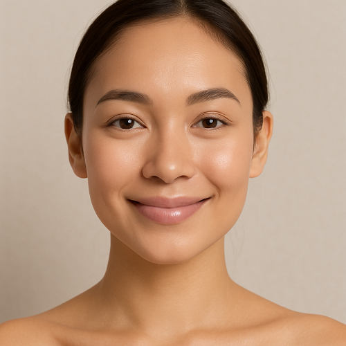 Image related to skin health and acne improvement – highlighting clear and healthy skin