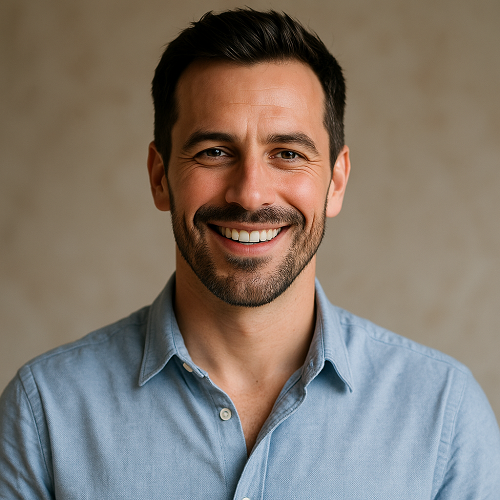 A man showing a confident appearance after taking Kamagra Oral Jelly 100mg