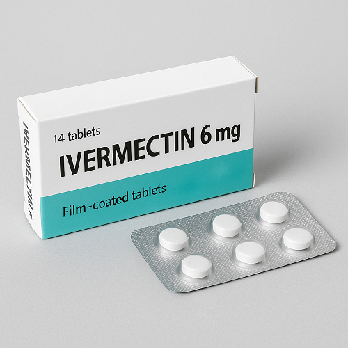Ivermectin 6mg package and packaging box close-up image