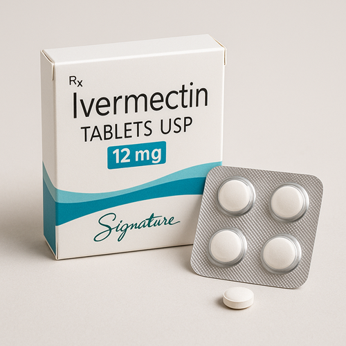 Ivermectin product photo clearly showing the packaging and tablets