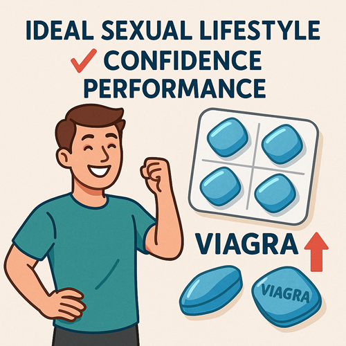 Viagra tablets showing effectiveness in treating erectile dysfunction