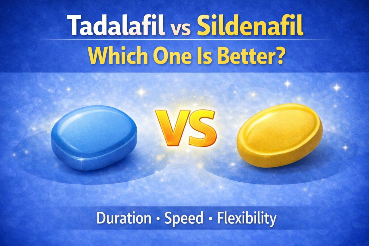 Tadalafil vs Sildenafil: What’s the Real Difference?