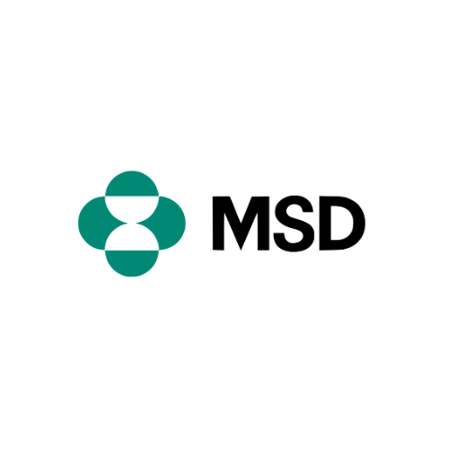 MSD logo – manufacturer of Propecia, Keytruda, Femilon, Cerazette, Novelon, and Panacur for oncology, hair loss, and hormonal therapy