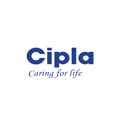 Cipla logo – manufacturer of Finasteride, Isotretinoin, Formoterol inhalers, and Nicotine patches