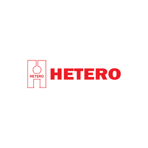Hetero Drugs logo – manufacturer of oncology, antiviral, and immunomodulatory medicines including Pomalidomide, Apremilast, Hydroxychloroquine, and Bicalutamide