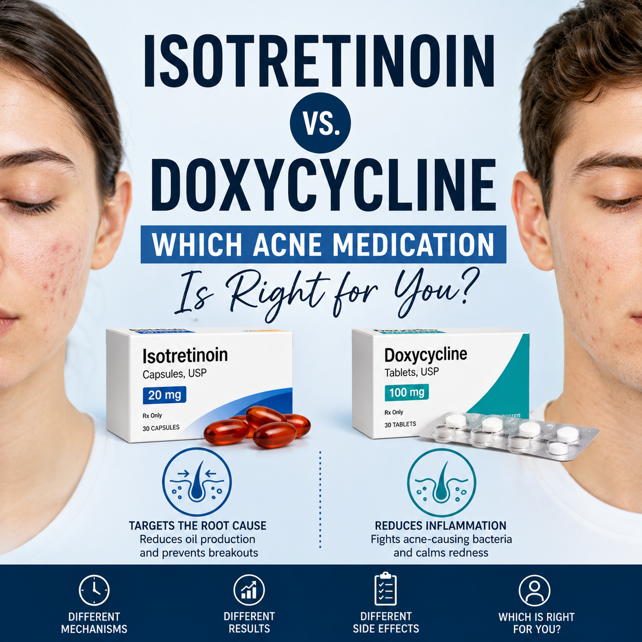 Isotretinoin vs. Doxycycline: Which Acne Medication Is Right for You?