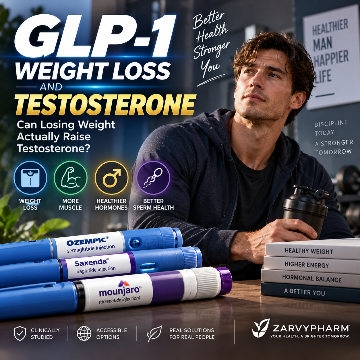 GLP 1, Weight Loss and Testosterone: Can Losing Weight Actually Raise Testosterone?