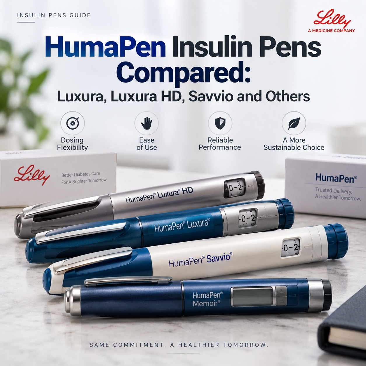 HumaPen Insulin Pens Compared: Luxura, Luxura HD, Savvio and Others