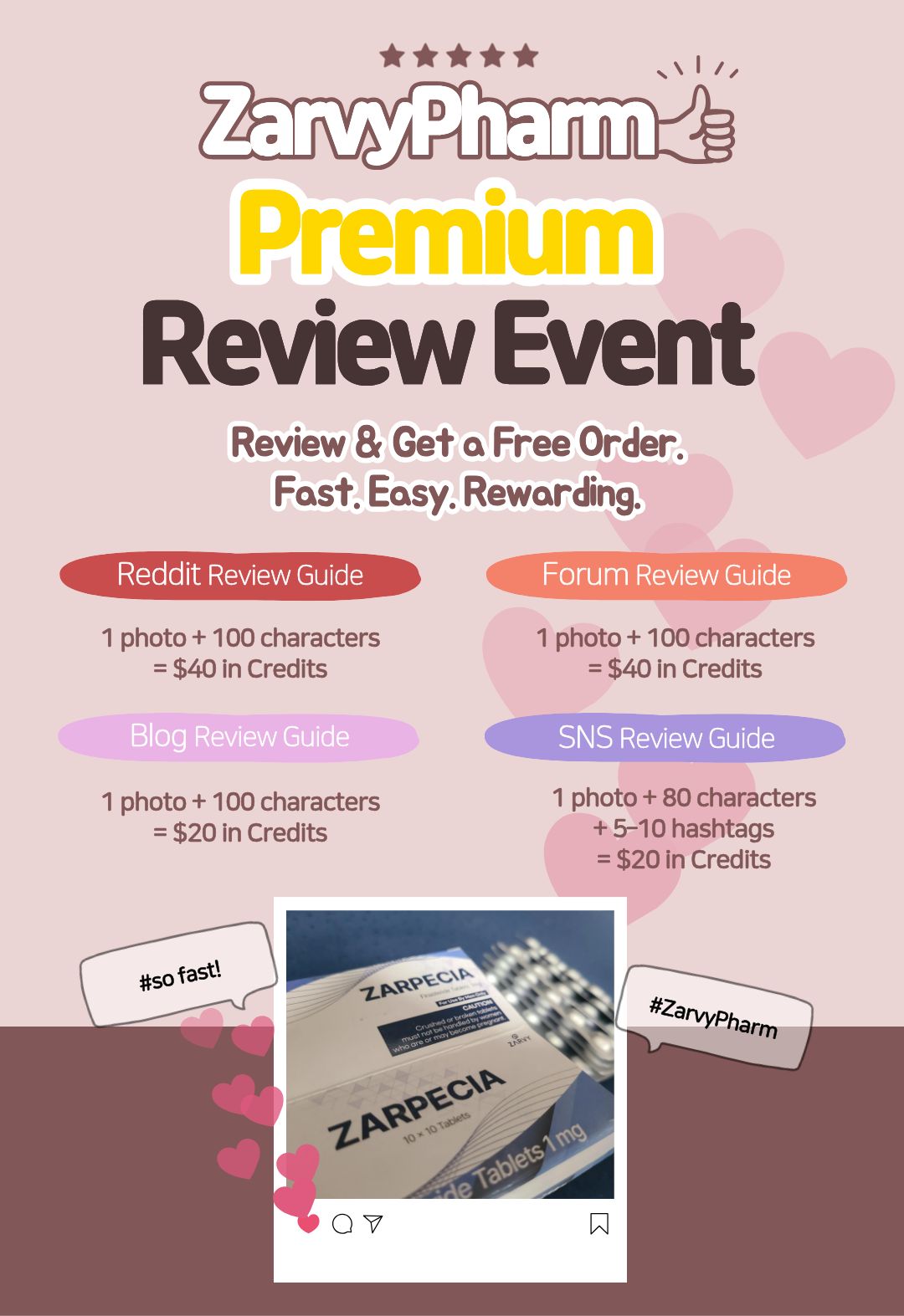 ZarvyPharm Premium Review Event!