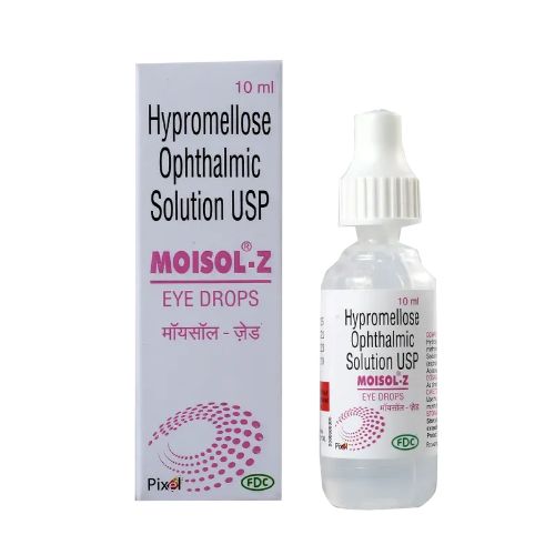 Moisol Eye Drops 5ml front view – Hypromellose Ophthalmic Solution USP