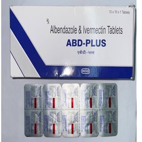 ABD Plus 100 Tablets blister strip close-up