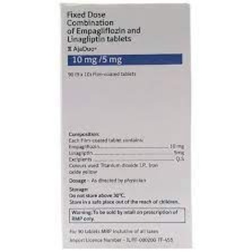 Ajaduo 10/5mg blister strip with tablets