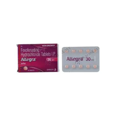 Allegra 30 - 10 Tablets