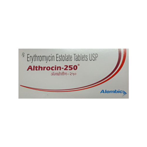 Althrocin 250 500 tablets branded box erythromycin estolate antibiotic therapy online pharmacy