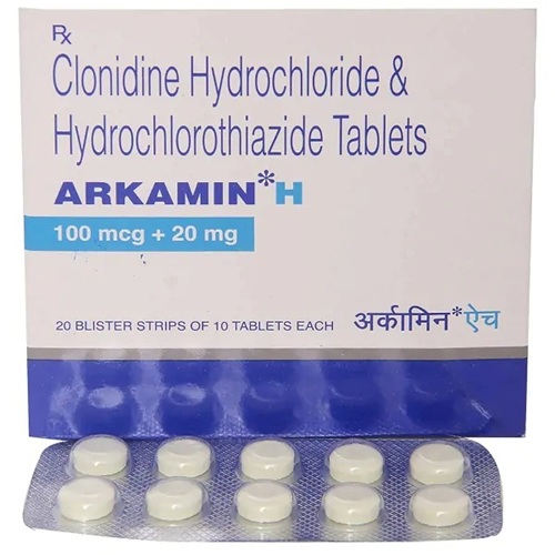 Arkamin H blister strip showing tablet layout