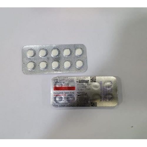 Atomoxet 10 blister strip showing tablet layout