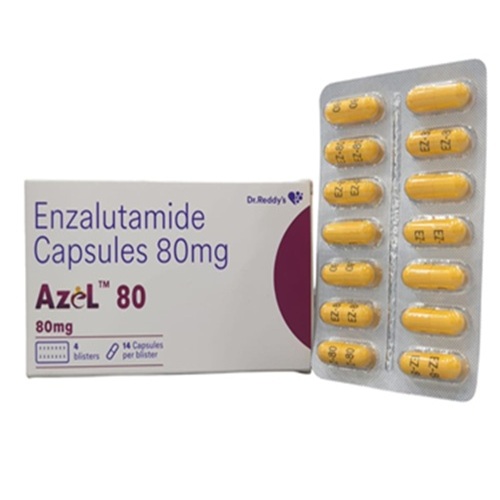 Azel 80 high dose enzalutamide androgen receptor inhibitor blister pack prostate cancer therapy online pharmacy