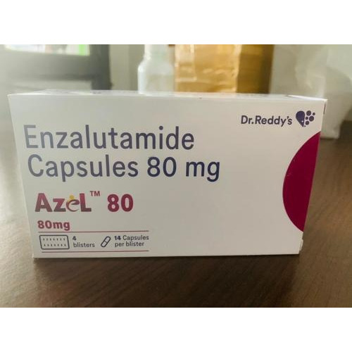 Azel 80 enzalutamide oral tablets simplified dosing 2 tablets daily CRPC and CSPC treatment online pharmacy