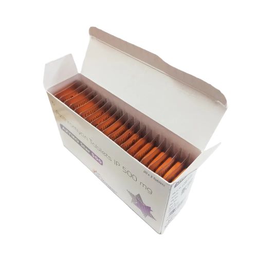 Azymo Star 500 tablets blister strip close-up