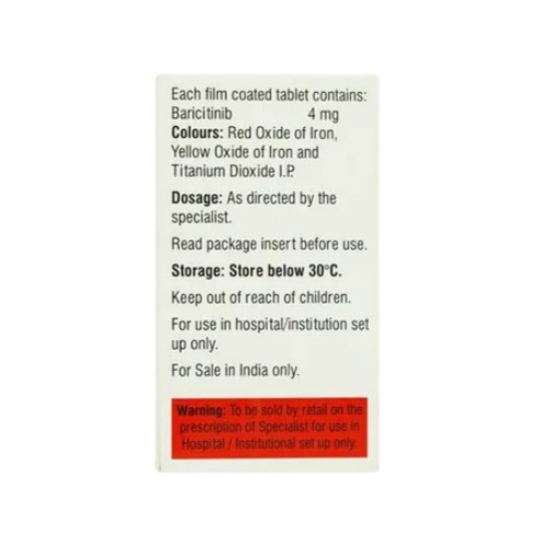Barilup 4mg tablets box with blister pack