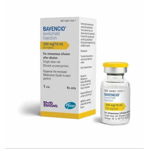Bavencio 200mg Solution for Injection 10ml vial close-up