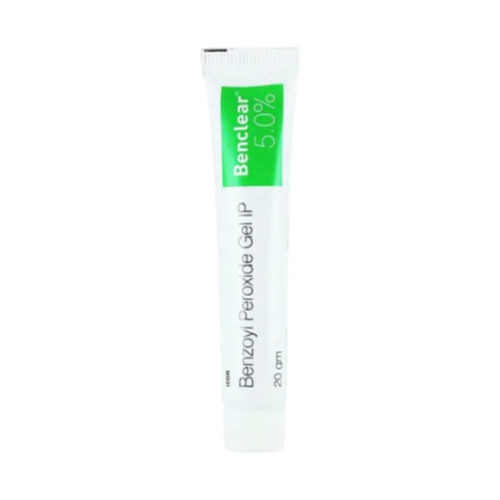 Benclear 5% Gel 20gm tube close-up
