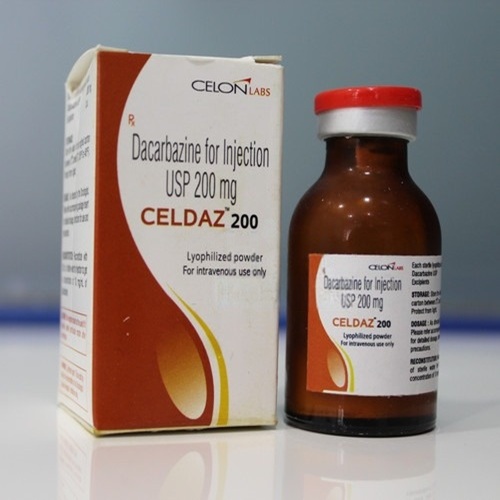 Celdaz 200mg injection vial and branded box docetaxel oncology chemotherapy online pharmacy