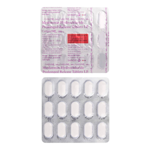 Cetapin XR 500mg tablets box with multiple blister strips