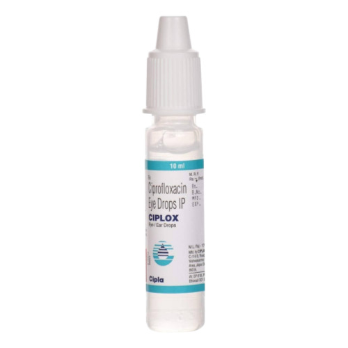 Ciplox Eye/Ear Drop box with bottle display