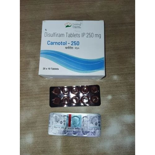 Cronotol 250 tablets box with blister pack side view