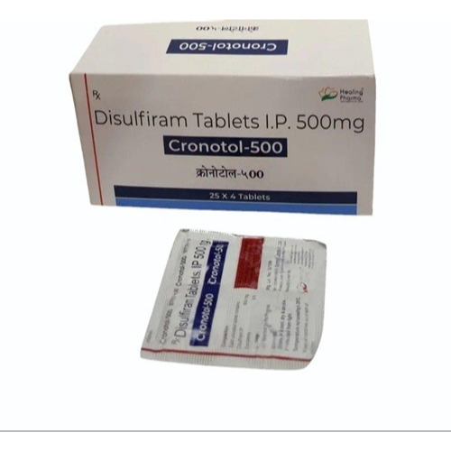 Cronotol 500 tablets front box packaging with 100 tablets