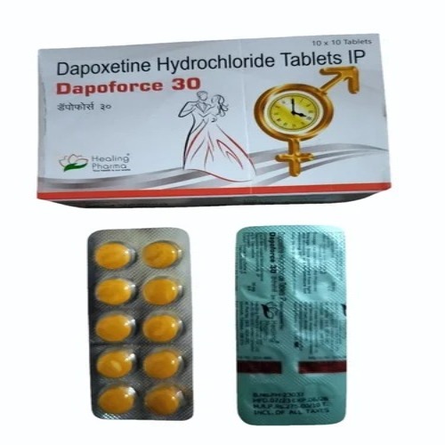 Dapoforce 30mg tablets blister strip close-up