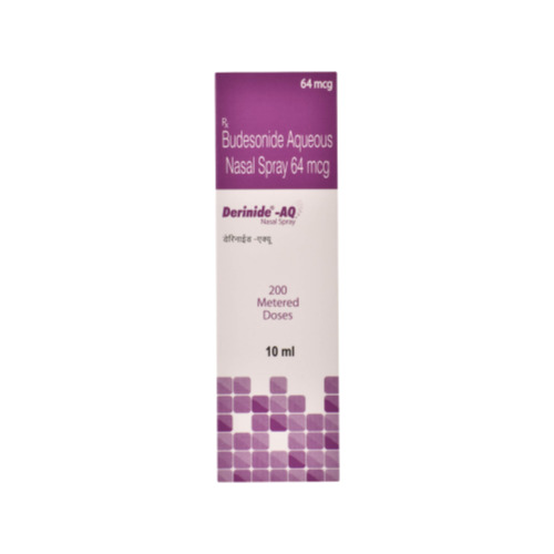 Derinide 40 Nasal Spray 10 ml front box packaging