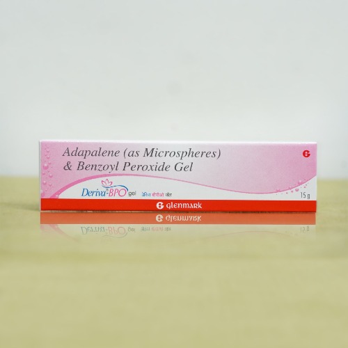 Deriva BPO Gel 15gm tube front view, placed on flat surface
