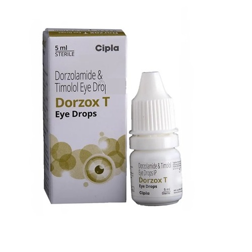 Dorzox T Eye Drops 5ml box with dropper bottle – dorzolamide ophthalmic solution for glaucoma