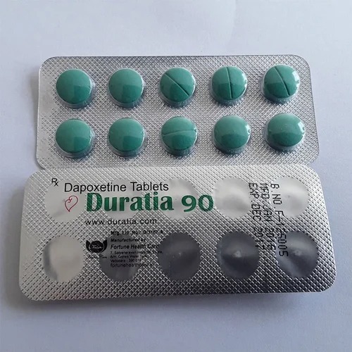 Duratia 90 100 tablets back side packaging