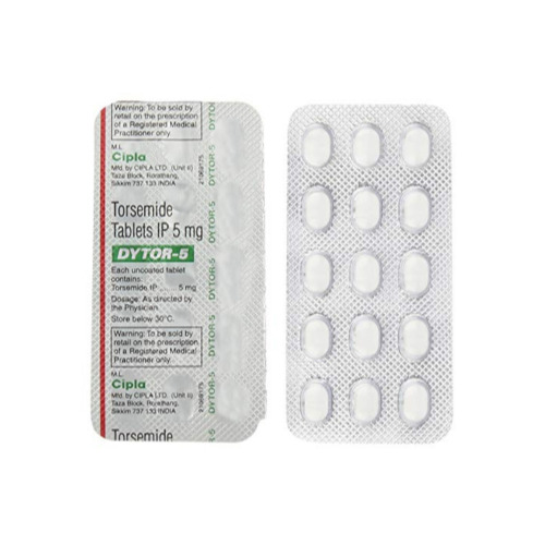 Dytor 5mg tablets 450 count transparent blister strip with dosage imprint