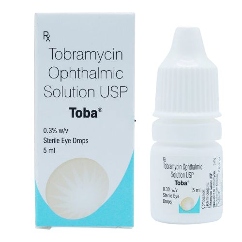 Toba Eye Drop 0.3% 5ml – Box &amp; Bottle (Alternate Packaging)