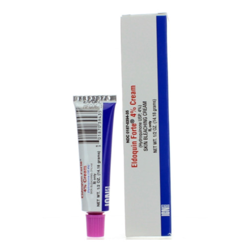 Eldoquin Forte Cream 4% 30gm tube close-up