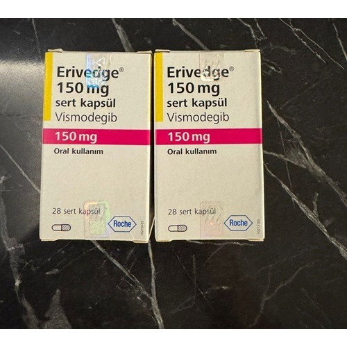 Erivedge 150mg 28 Capsules bottle with outer carton