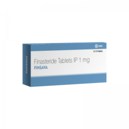 Finsava 1mg 30 Tablets outer packaging – generic finasteride medication for hair regrowth