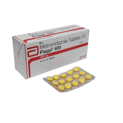 Flagyl 400 540 Tablets box with outer carton