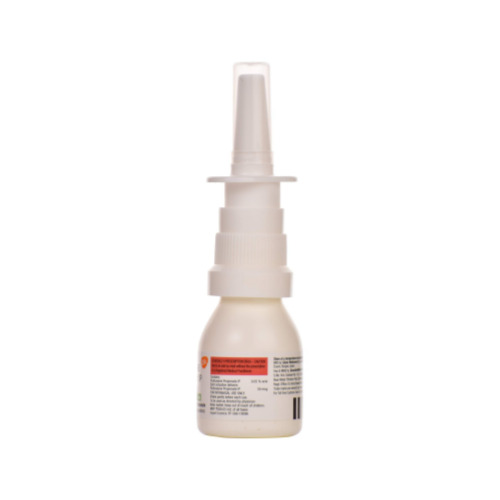Flixonase Nasal Spray 120 metered dose inhaler bottle with nozzle cap