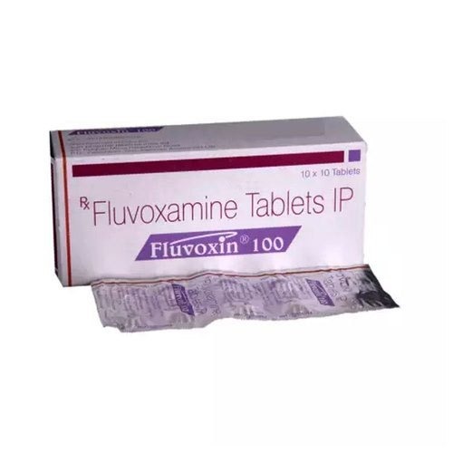 Fluvoxin 100 100 Tablets blister strip close-up