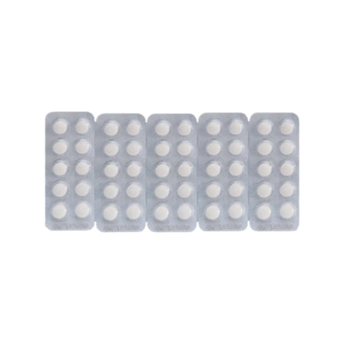 Frasix 40 silver blister strips containing multiple round white tablets