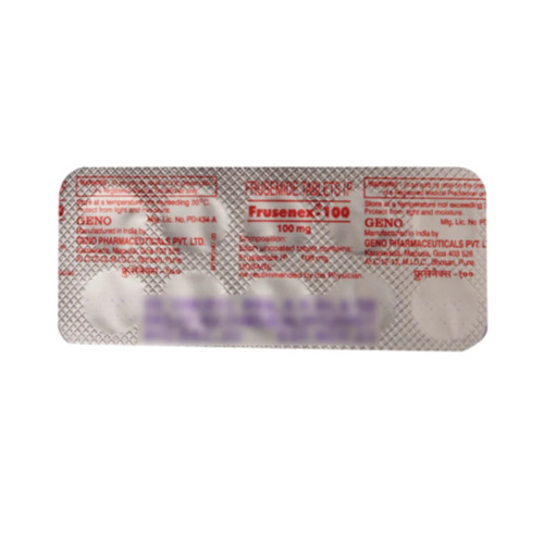 Geno Frusenex 100 frusemide tablets 100 pack medicine