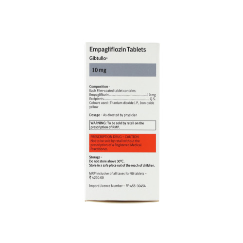 Gibtulio 10 blister strip with tablets