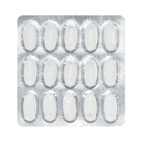 Glycomet 1000mg blister strip close-up, tablets and printed label details visible